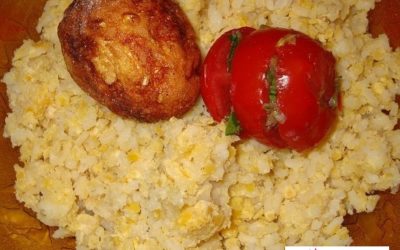 طريقة عمل الكشري الأصفر ودقة الطماطم المخللة